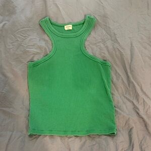 Wilfred green ribbed tank top